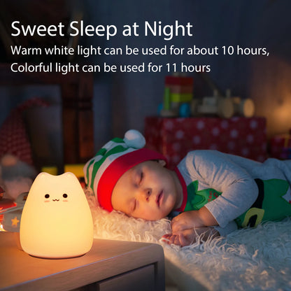 Kawaii Popular Cat Baby Mini Night Light