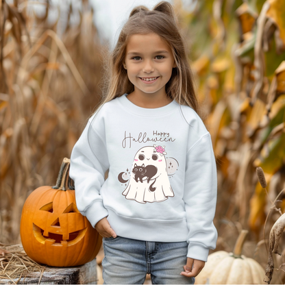 Youth Cute Ghost crewneck sweatshirt