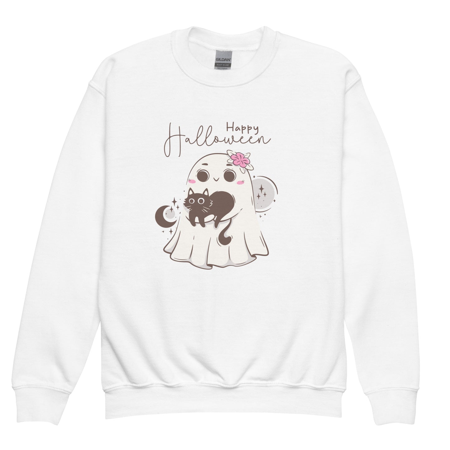 Youth Cute Ghost crewneck sweatshirt